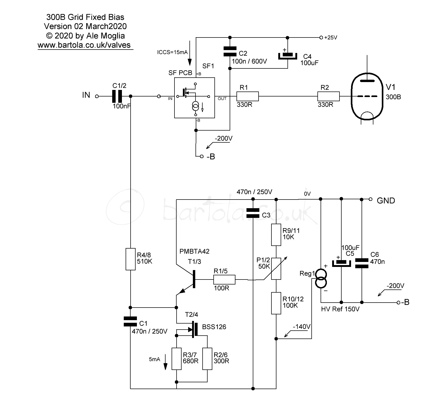 300B SE Amplifier – Bartola® Valves